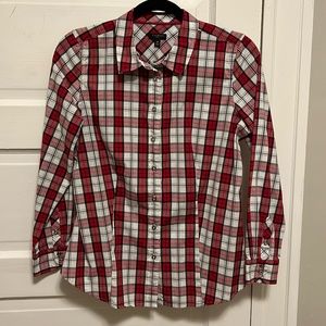 EUC Talbots Plaid Shirt
